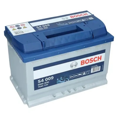 Акумулятор 74Ah-12v BOSCH (S4009) (278x175x190),L,EN680